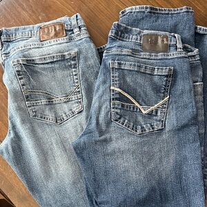 2 pair Men's Reclaim jeans